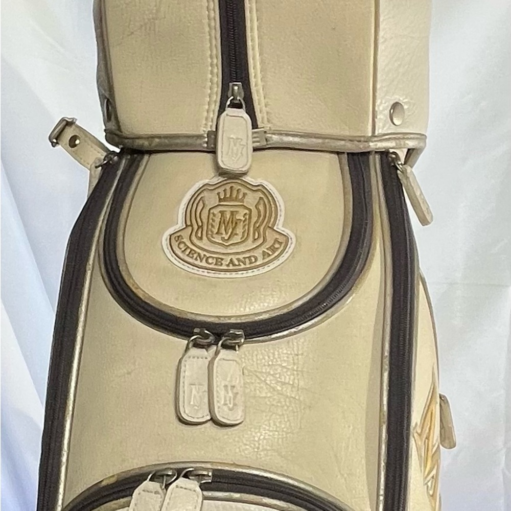 Maruman MAJESTY White 8.5-inch cart bag golf carry caddy bag rare japan 3726